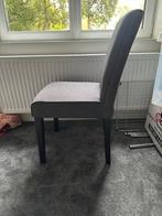 Vier Grijze Eetkamerstoelen, Huis en Inrichting, Stoelen, Ophalen, Gebruikt, Vier, Grijs