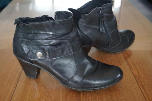 MJUS Super!!! Zwart Echt Leren Enkellaarsjes 41, Kleding | Dames, Schoenen, Zo goed als nieuw, Lage of Enkellaarzen, Zwart, Ophalen of Verzenden