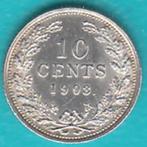 Nederland 10 cent 1903 Wilhelmina zilver, Sch. 885, Postzegels en Munten, Munten | Nederland, Zilver, Ophalen of Verzenden, 10 cent