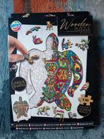 Houten puzzel,  dierfiguren vormen een schildpad.  130 stkjs, Ophalen of Verzenden, Zo goed als nieuw, Overige typen