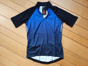 Osaga fiets shirt blauw zwart maat S - nieuw - beschikbaar voor biedingen