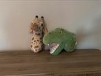 Dierenhoofden giraffe en dino H&M 2 stuks, Ophalen of Verzenden, Zo goed als nieuw, Overige typen