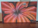 Airbrush Schilderij Bloem - 130x80cm, Ophalen, Gebruikt, 125 cm of meer, Schilderij