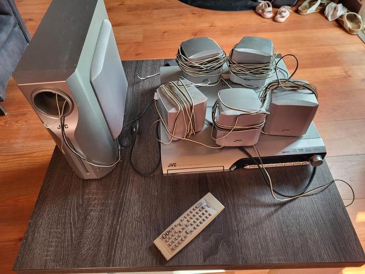 Jvc digitale cinema systym TH-S11 MET SUBWOOFER, Audio, Tv en Foto, Dvd-spelers, Zo goed als nieuw, JVC, Ophalen of Verzenden