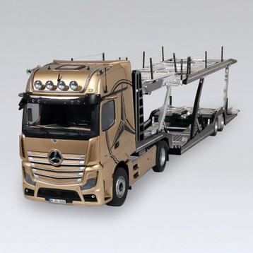 NZG Mercedes-Benz Actros Gigaspace 4x2 Lohr Transporter 1:18 beschikbaar voor biedingen
