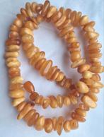 Ketting met butterscotch barnsteen., Ophalen of Verzenden, Zo goed als nieuw, Overige materialen