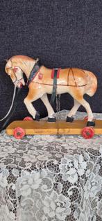 Antiek Houten Trekpaard, Ophalen of Verzenden