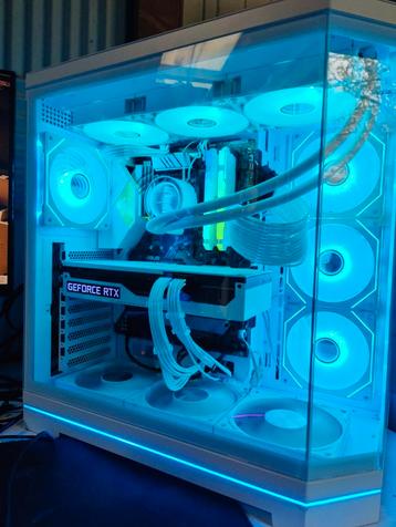 High end l9 game pc rgb wit RTX 3080 wit! beschikbaar voor biedingen