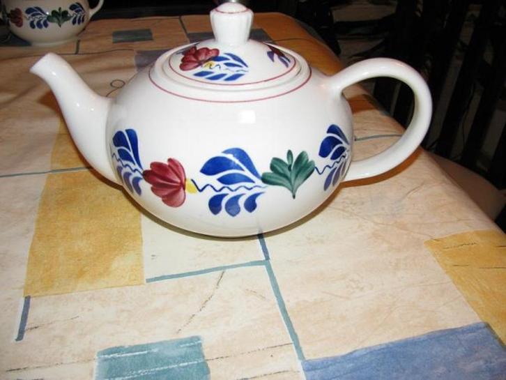 Boerenbont theepot model zeeland Boerenbond, Huis en Inrichting, Keuken | Servies, Gebruikt, Overige typen, Boerenbont, Aardewerk