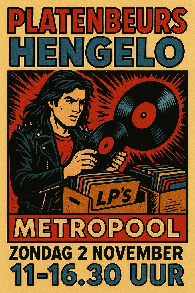 Platenbeurs Hengelo zondag 2 november Metropool, Cd's en Dvd's, Vinyl Singles, Ophalen