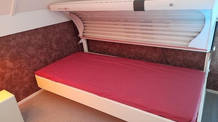 Zonnehemel/zonnebank, Witgoed en Apparatuur, Zonnebanken en Gezichtsbruiners, Gebruikt, Zonnebank enkelzijdig, 10 tot 15 lampen