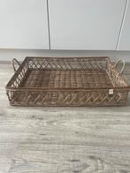 Riviera Maison groot rattan dienblad, Ophalen of Verzenden, Zo goed als nieuw, Rechthoekig, Overige materialen