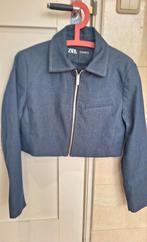 Als nieuw denim jacket/blazer van Zara maat S, Kleding | Dames, Jasjes, Kostuums en Pakken, Blauw, Zara, Ophalen of Verzenden