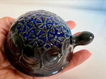 Vintage Lisa Larson Gustavsberg Schildpad Turtle Zeegroen beschikbaar voor biedingen