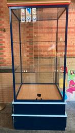 grote vitrine 90x90x228, Huis en Inrichting, Kasten | Vitrinekasten, Ophalen, Gebruikt, 50 tot 75 cm