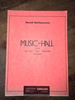 Marcel Mattheesens music-hall voor klarinet en piano, Ophalen of Verzenden, Zo goed als nieuw, Les of Cursus, Klarinet