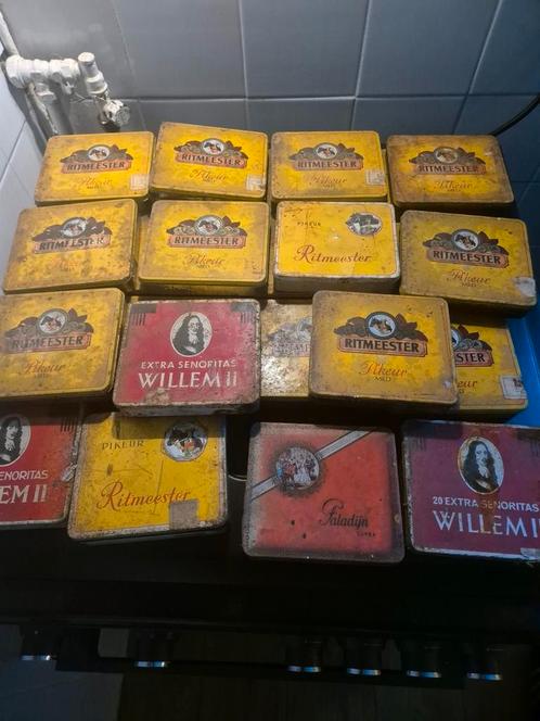 Oude sigaren doosjes, Verzamelen, Merken en Reclamevoorwerpen, Gebruikt, Verpakking, Ophalen of Verzenden