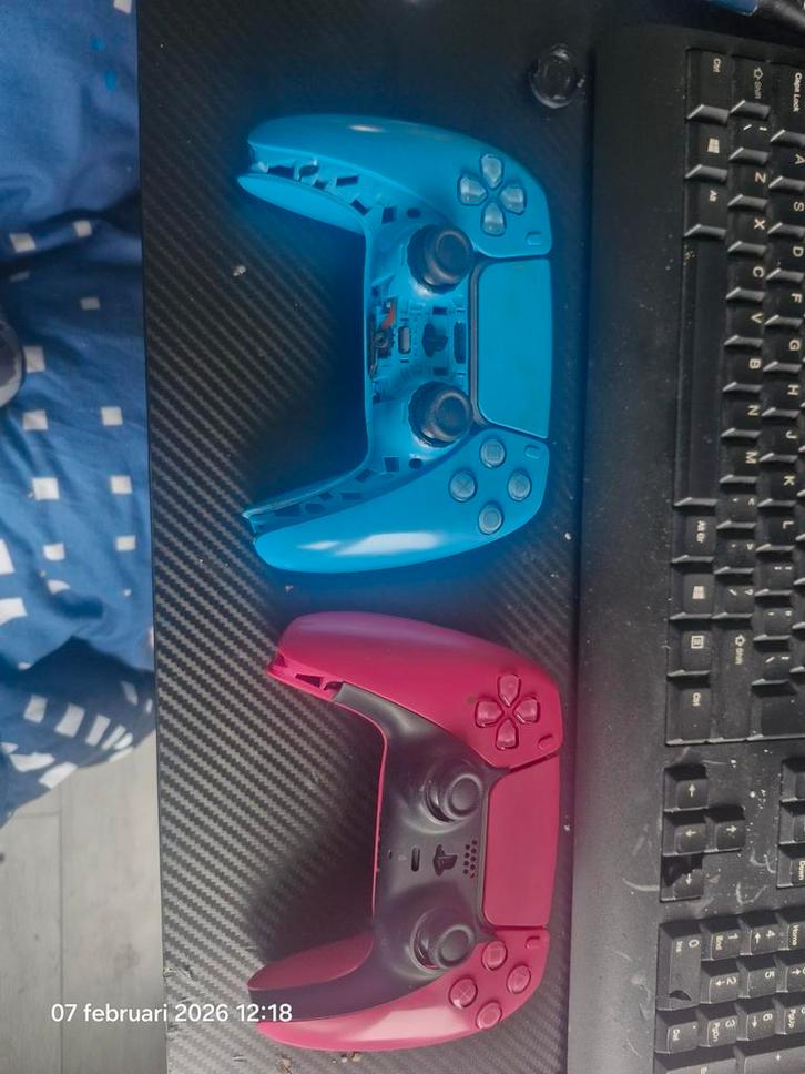 PS5 Controllers Onderdelen/Reparatie - Blauw & Roze, Spelcomputers en Games, Spelcomputers | Sony PlayStation Consoles | Accessoires