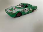 model Lancia Stratos 1/24,  Bburago, world champion, groen, Ophalen of Verzenden, Gebruikt, Auto, Bburago