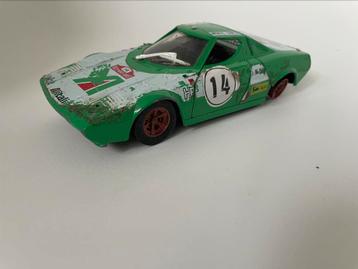model Lancia Stratos 1/24,  Bburago, world champion, groen beschikbaar voor biedingen