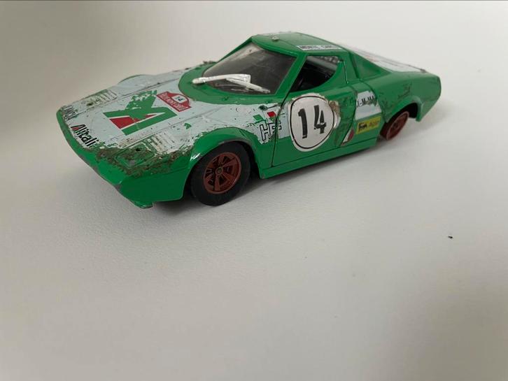 model Lancia Stratos 1/24,  Bburago, world champion, groen, Hobby en Vrije tijd, Modelauto's | 1:24, Gebruikt, Auto, Bburago, Ophalen of Verzenden