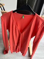 United colors of Benetton, katoen, Kleding | Dames, Truien en Vesten, Maat 46/48 (XL) of groter, Ophalen of Verzenden, Roze, Gedragen