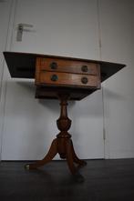 Bijzettafeltje - bestek kastje - naaitafel - hangoor tafel, 60 cm of meer, Gebruikt, Rechthoekig, Hout