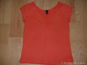 H&M t-shirt roestkleurig mt M (qwe beschikbaar voor biedingen