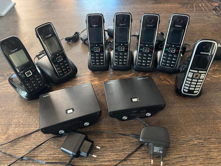 1x Gigaset C470IP ip & analoog + 2x C530H, Telecommunicatie, Datacommunicatie en VoIP, Gebruikt, Telefoon, Ophalen of Verzenden
