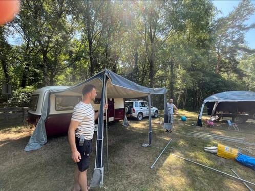 Voortent en luifel Lander Graziella 474, Caravans en Kamperen, Tenten, Zo goed als nieuw, Ophalen