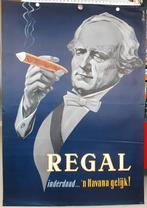 Originele Poster Regal Sigaren 'n Havana Gelijk !, Verzenden, A1 t/m A3, Reclame, Rechthoekig Staand