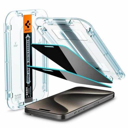 Spigen Apple iPhone 15 Pro Max (Screenprotector) *Nieuw*, Telecommunicatie, Mobiele telefoons | Hoesjes en Frontjes | Apple iPhone