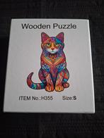 Wooden puzzle kat, Ophalen of Verzenden, Nieuw