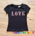 T Shirt met Tekst 122/128, Kinderen en Baby's, Kinderkleding | Maat 122, Meisje, ., Nieuw, Ophalen of Verzenden