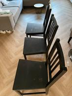 3 stuks Ikea stoelen, Ikea Stefan, Drie, Gebruikt, Hout