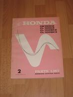 Originele Honda onderdelen boeken onderdelenboek partslist, Motoren, Handleidingen en Instructieboekjes, Ophalen of Verzenden