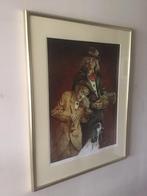 Poen de Wijs steendruk., Antiek en Kunst, Kunst | Schilderijen | Klassiek, Ophalen