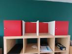 Ikea kallax inzet kastjes met deuren ., Huis en Inrichting, Ophalen, Zo goed als nieuw, Minder dan 150 cm, Minder dan 100 cm
