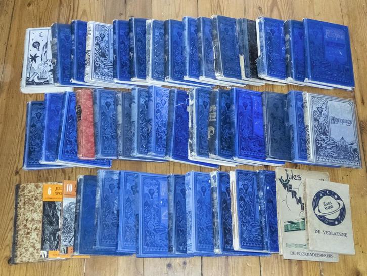Partij Jules Verne Wonderreizen - 49 stuks, Boeken, Avontuur en Actie, Gelezen, Ophalen of Verzenden