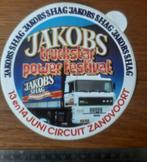 Sticker - Jakobs truckstar power festival Circuit Zandvoort, Verzamelen, Stickers, Verzenden, Zo goed als nieuw, Auto of Motor