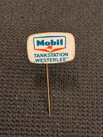 Mobil tankstation speldje  - Westerlee, Ophalen of Verzenden, Gebruikt, Stad of Land, Speldje of Pin