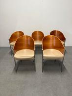 Philippe Starck King Costes stoelen, Huis en Inrichting, Stoelen, Ophalen, Gebruikt, Bruin, Info@vintagehaarlem.nl