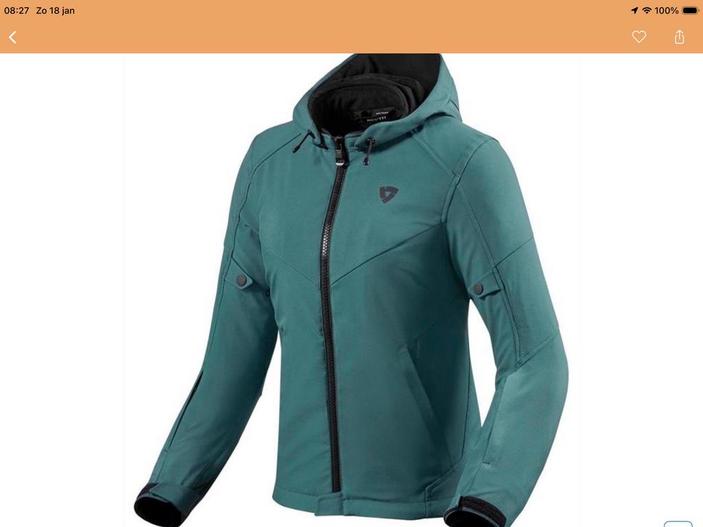 Revitt jas NIEUW met losse voering Afterburn h2o dames mt 38, Ophalen, Nieuw met kaartje, Dames, Jas | textiel