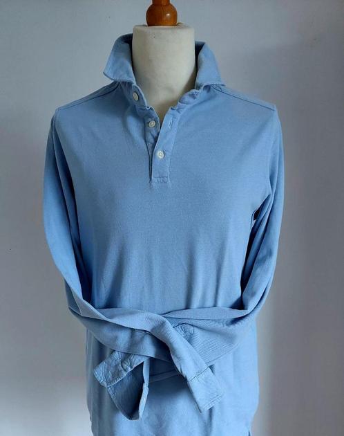 Steppin Out polo met lange mouw in maat M, Kleding | Heren, Polo's, Nieuw, Maat 48/50 (M), Blauw, Verzenden