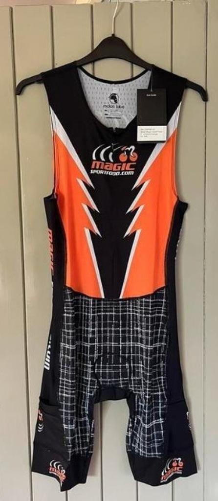 Trisuit maat S nieuw, Kleding | Heren, Sportkleding, Nieuw, Hardlopen of Fietsen, Maat 46 (S) of kleiner, Zwart, Verzenden