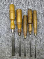 Gutsen, set 5 stuks. Marples/overige, Antiek en Kunst, Antiek | Gereedschap en Instrumenten, Verzenden