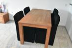 Eetkamer set - eettafel, Huis en Inrichting, Tafels | Eettafels, Ophalen, Gebruikt, Teakhout, 50 tot 100 cm