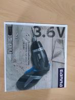 Gamma elektrische Schroevendraaier 3.6V nieuw, Doe-het-zelf en Verbouw, Gereedschap | Boormachines, Variabele snelheid, Nieuw