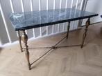Vintage marmeren salontafel, Huis en Inrichting, Tafels | Salontafels, Ophalen, Overige materialen, Minder dan 50 cm, Gebruikt