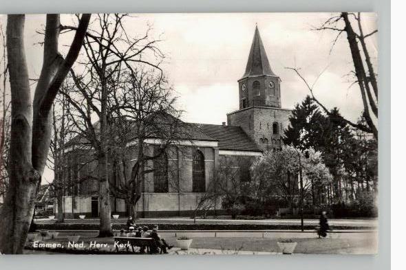 Emmen ned Herv kerk, Verzamelen, Ansichtkaarten | Nederland, Ongelopen, Drenthe, 1960 tot 1980, Verzenden